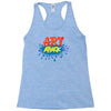 retro tv show unofficial art attack Racerback Tank