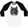 polygon wolf 3/4 Sleeve Shirt