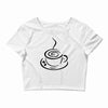 Cooffee art Crop Top