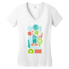 time machines Women's V-Neck T-Shirt
