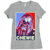 chewbacca poster, ideal gift or birthday present Ladies Fitted T-Shirt