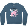 the time is now Crewneck Sweatshirt