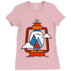 camping Ladies Fitted T-Shirt