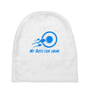 my boys can swim Baby Beanies