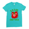 dread at the controls Ladies Fitted T-Shirt