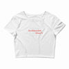 not antisocial Crop Top