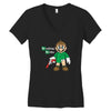 breaking bricks Women's V-Neck T-Shirt