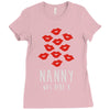 nanny was here Ladies Fitted T-Shirt