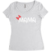 Disney Mama Women's Triblend Scoop T-shirt