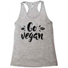 go vegan 2 Racerback Tank