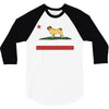 colifornia republic parody pugfornia republic 3/4 Sleeve Shirt