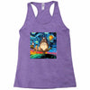 Totoro Van Gogh Parody Racerback Tank