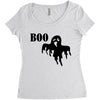 boo (3) Women's Triblend Scoop T-shirt