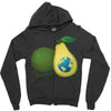 vegan world Zipper Hoodie