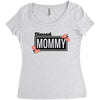blessed mommy  flower Women's Triblend Scoop T-shirt