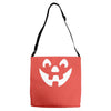 jack o lantern halloween Adjustable Strap Totes