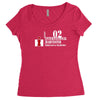 case ih farm center line Women's Triblend Scoop T-shirt