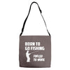 forced to work Adjustable Strap Totes