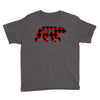 papa christmas bear Youth Tee