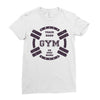 train hard Ladies Fitted T-Shirt