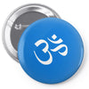 hare krishna aum Pin-back button