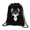 Deer With Diamond Drawstring Bags