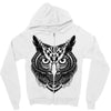 owl ornate Zipper Hoodie