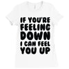 new rude birthday present Ladies Fitted T-Shirt