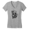 fish boat sea fishing Women's V-Neck T-Shirt