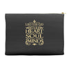 love the lord your god heart soul mind Accessory Pouches