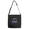 don't be jealous just because i look this good at seventy black Adjustable Strap Totes