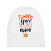 pumpkin spice and everything nice Baby Beanies