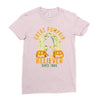 great pumpkin believer Ladies Fitted T-Shirt
