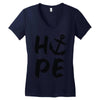 hope anchor Women's V-Neck T-Shirt