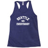 seattle vs everybody Racerback Tank