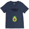 Powered By Avocado V-Neck Tee