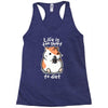 fat life Racerback Tank