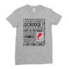 scrooge Ladies Fitted T-Shirt