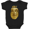 gold grenade Baby Bodysuit