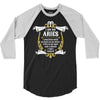 I Am An Aries 3/4 Sleeve Shirt