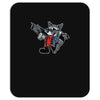 rocket vintage cartoon style Mousepad