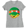 pizza turtle Ladies Fitted T-Shirt
