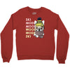 ski mood french bulldog Crewneck Sweatshirt