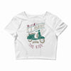 life is a journey, enjoy the ride Crop Top