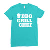 bbq grill chef Ladies Fitted T-Shirt