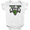 five logo Baby Bodysuit