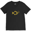 gold fish V-Neck Tee