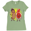 good cop bad chop Ladies Fitted T-Shirt