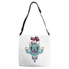 mix tape respect Adjustable Strap Totes