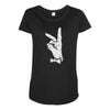 bunny sign Maternity Scoop Neck T-shirt
